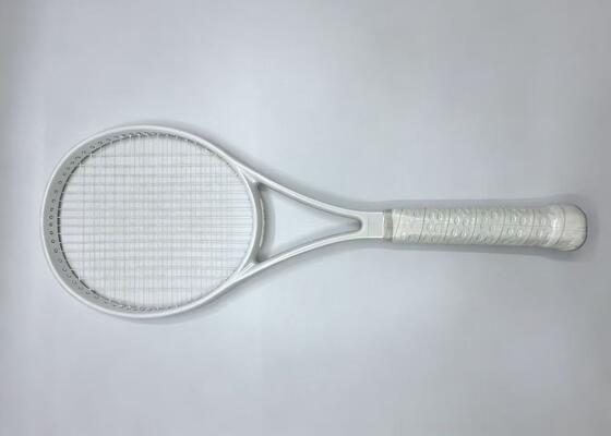 Quality white Tennis Racket carbon fiber factory