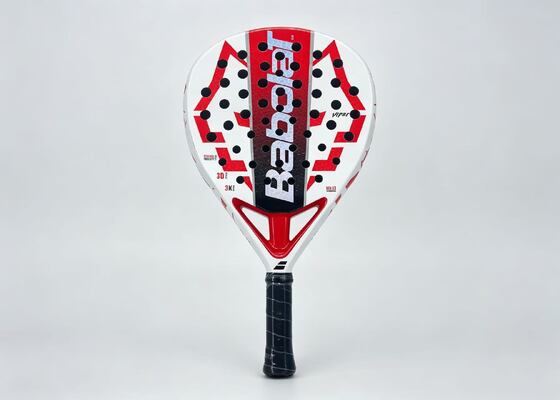 Quality Carbon Fiber Beach Tennis Paddle with Grit Textured Surface, Non-slip Sweat-absorbent PU Grip, and Light 320g Weight factory