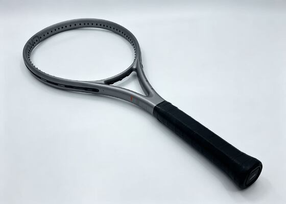 Quality Black and gray Tennis Racket carbon fiber factory