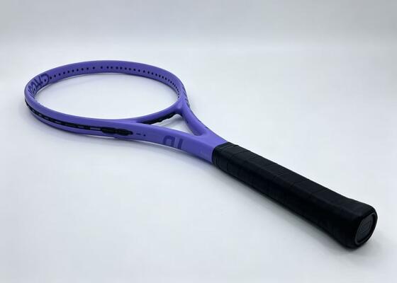 Quality Black and purple Tennis Racket carbon fiber factory
