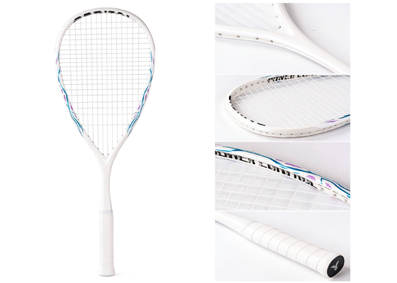 Quality Full carbon fiber moonlight white squash racket  factory