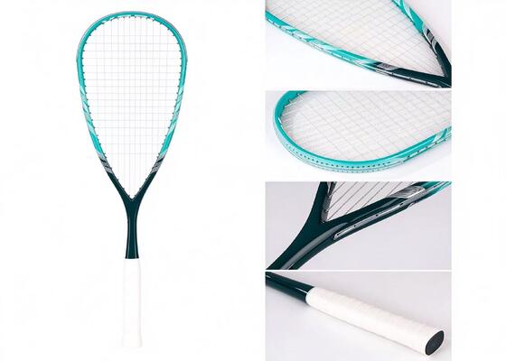 Quality Full carbon fiber Ink Mint Greenk squash racket  factory
