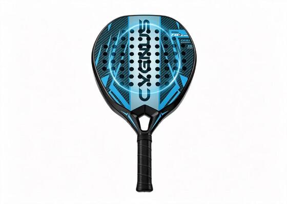 Quality Factory-customized panel-style beach rackets: 3K, 12K, and 18K carbon fiber defensive and balaced padel racket factory
