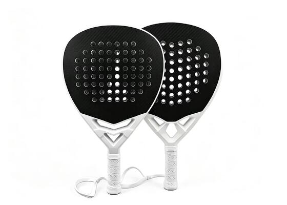 Quality Customize the new plate-type carbon fiber professional sports youth sports tennis beach racket factory