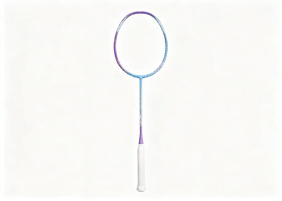 Quality Full-carbon 5U lightweight competition badminton racket for adults, featuring an internal foam-filled solid core factory